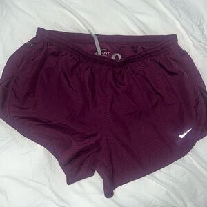Plum Nike Drifit Shorts - Medium